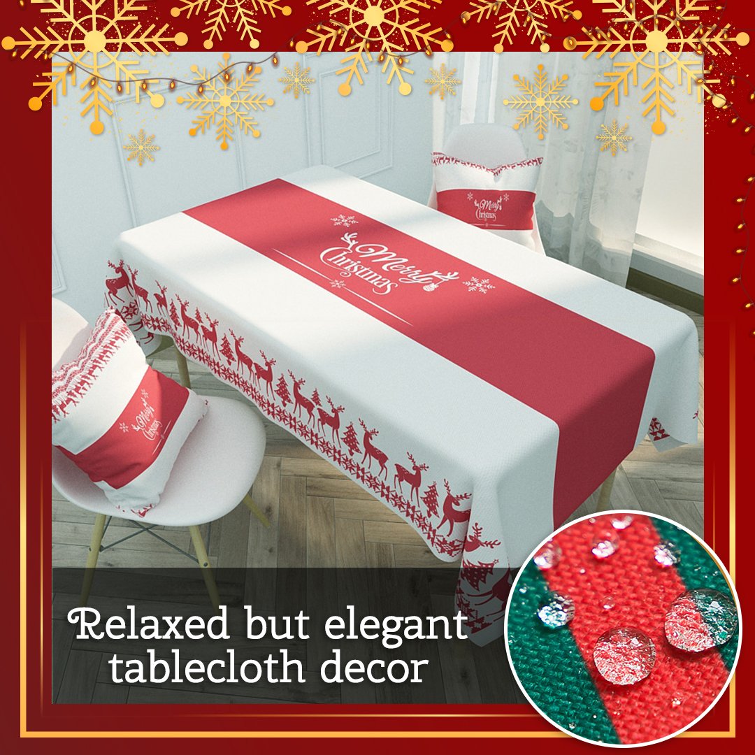 HomeFx Christmas Decor Tablecloth