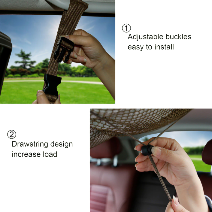 Car Ceiling Storage Net