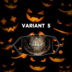 Reusable Halloween Face Mask with Activated Carbon Filter