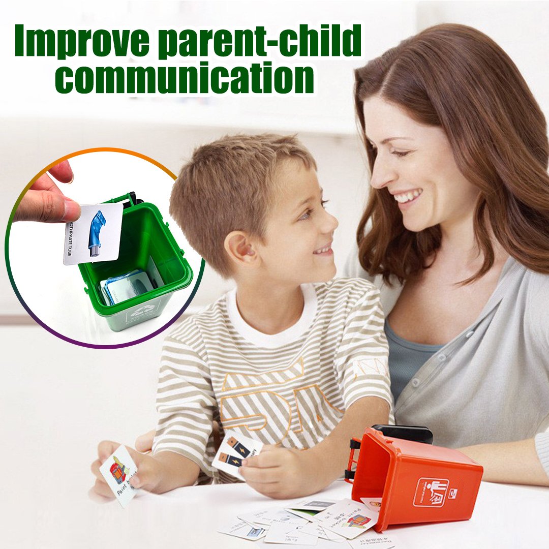 YHZR Kids Garbage Sorting Bins Toy