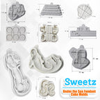 Sweetz Under the Sea Fondant Cake Molds (10 in 1)