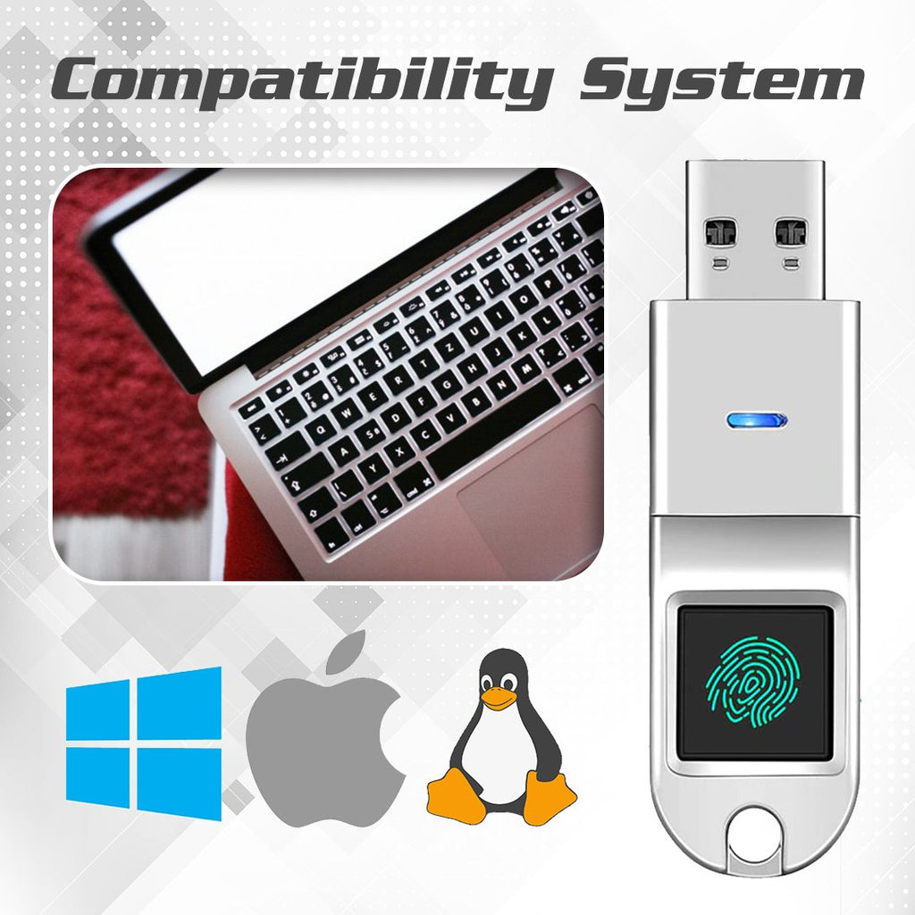 DataPROTECT USB Fingerprint Flash Drive