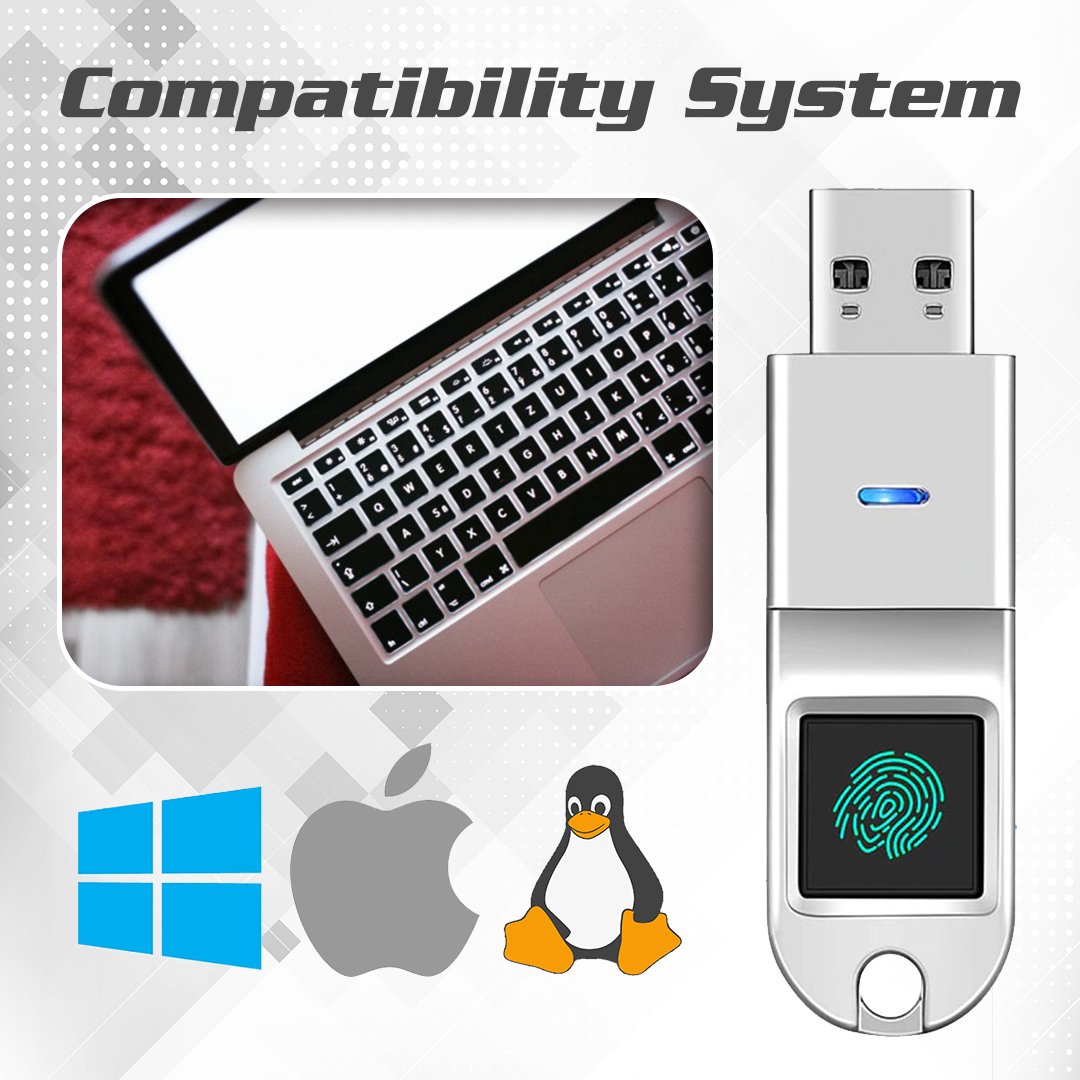 DataPROTECT USB Fingerprint Flash Drive