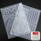 MGC 3D Crystal Christmas House Mold