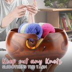 Rosewood Yarn Bowl