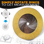 Adjustable Drawing Ruler Circle Tool