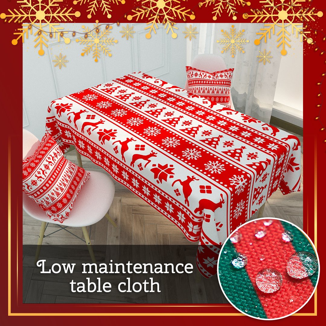 HomeFx Christmas Decor Tablecloth