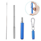 Environment Friendly Stainless Steel Telescopic Straw Kit