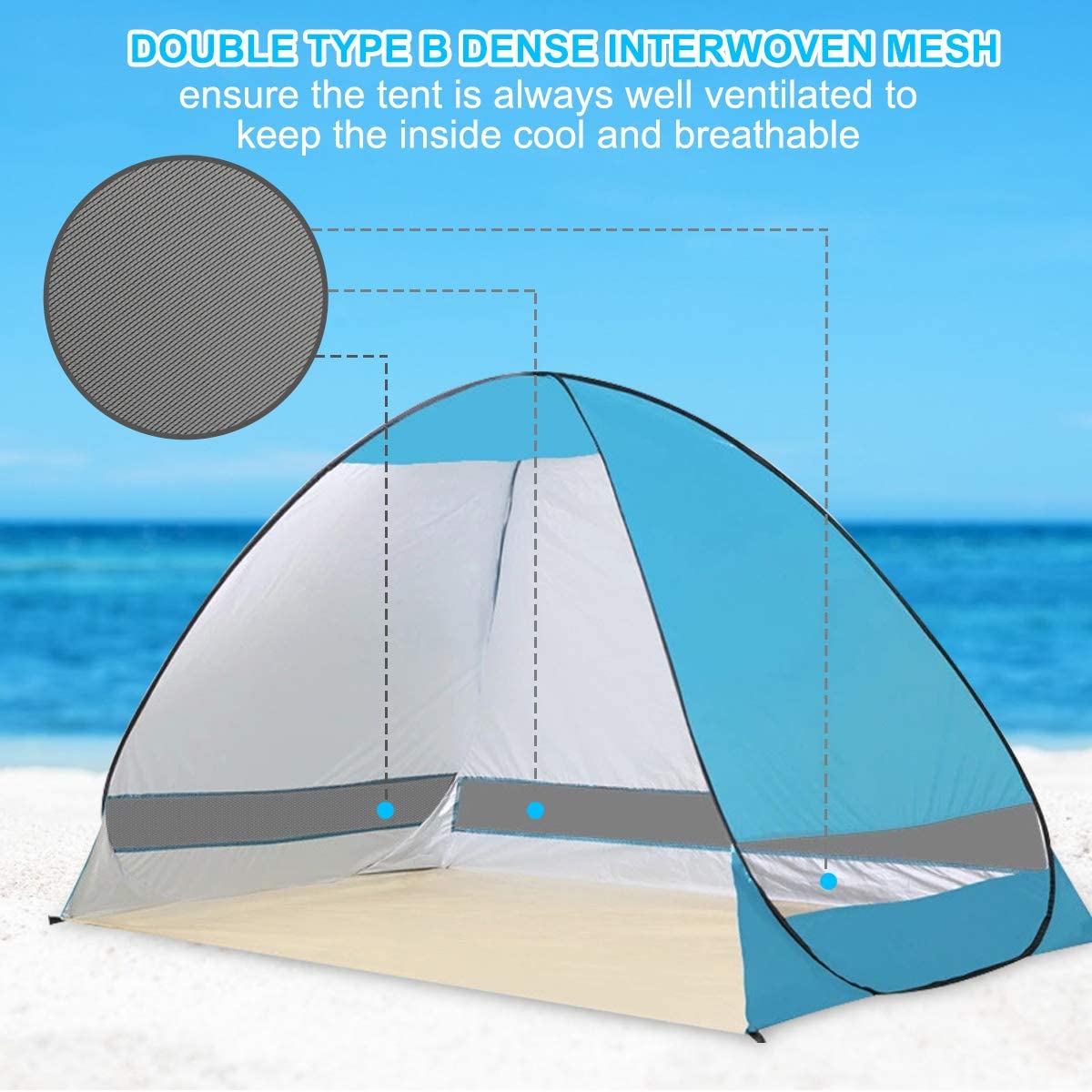 Breathable Pop Up Tent
