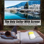 Giant Outdoor Movie Screen & Projector