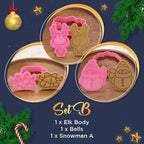 Food Fan Christmas Cookie Mold Set