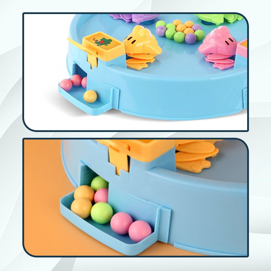 PuzzleTop Frog Swallowing Beads Board Game