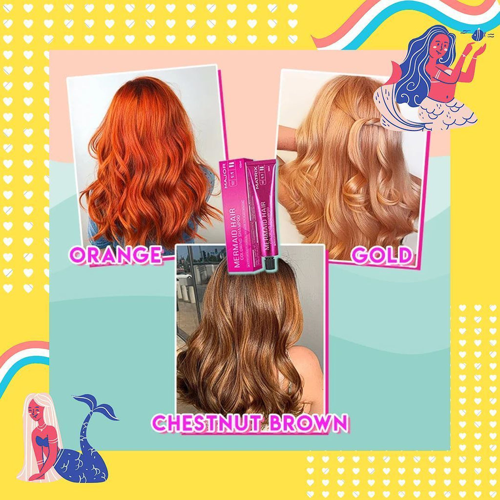 Mermaid Hair Coloring Shampoo