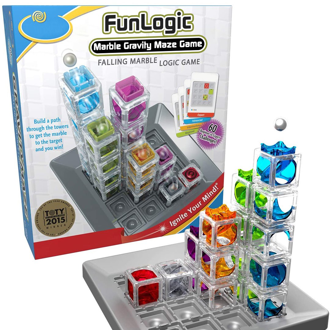 FunLogic Marble Gravity Maze Game