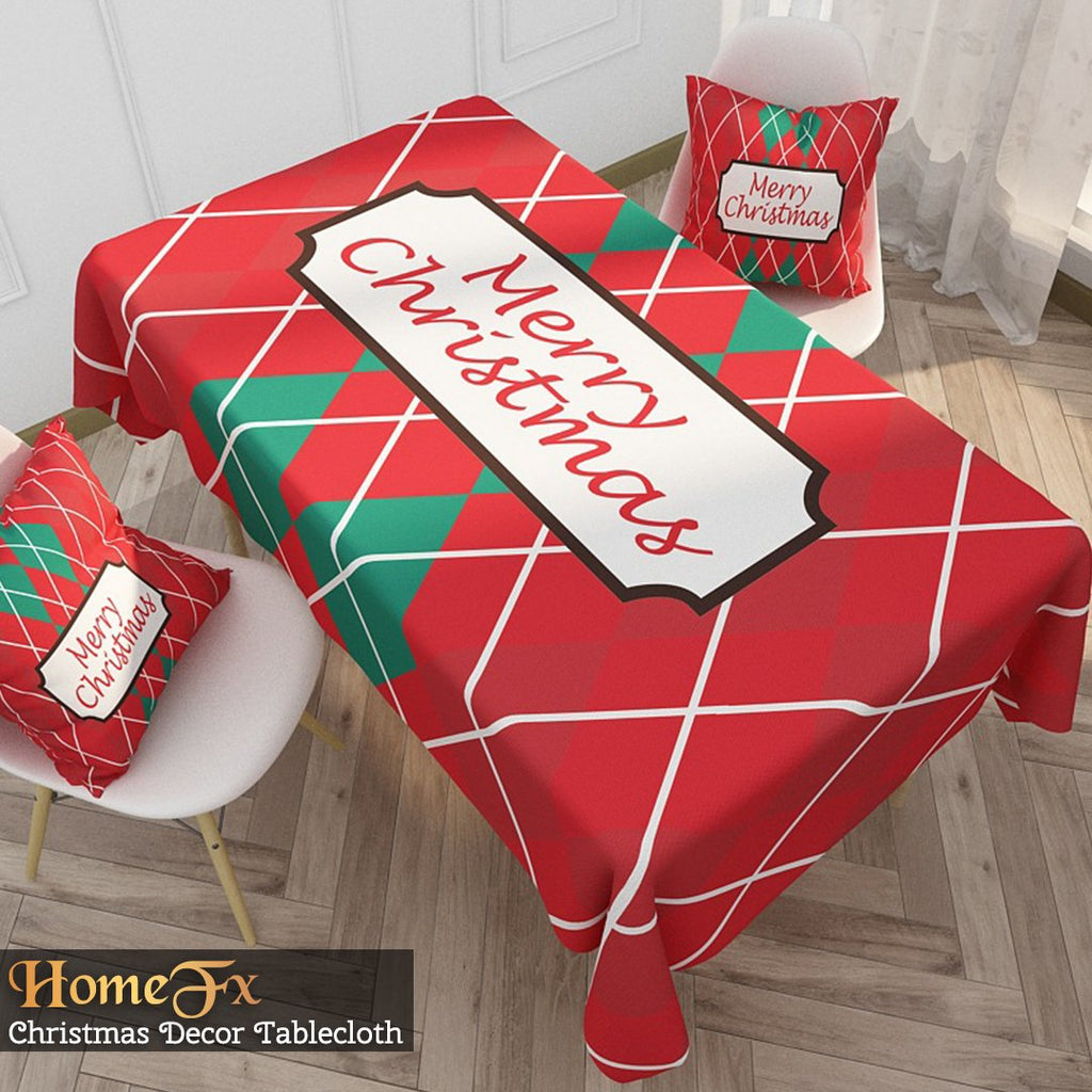 HomeFx Christmas Decor Tablecloth