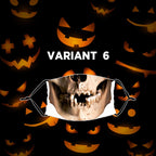 Reusable Halloween Face Mask with Activated Carbon Filter