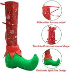 JollyMiinx Christmas Table Chair Leg Cover