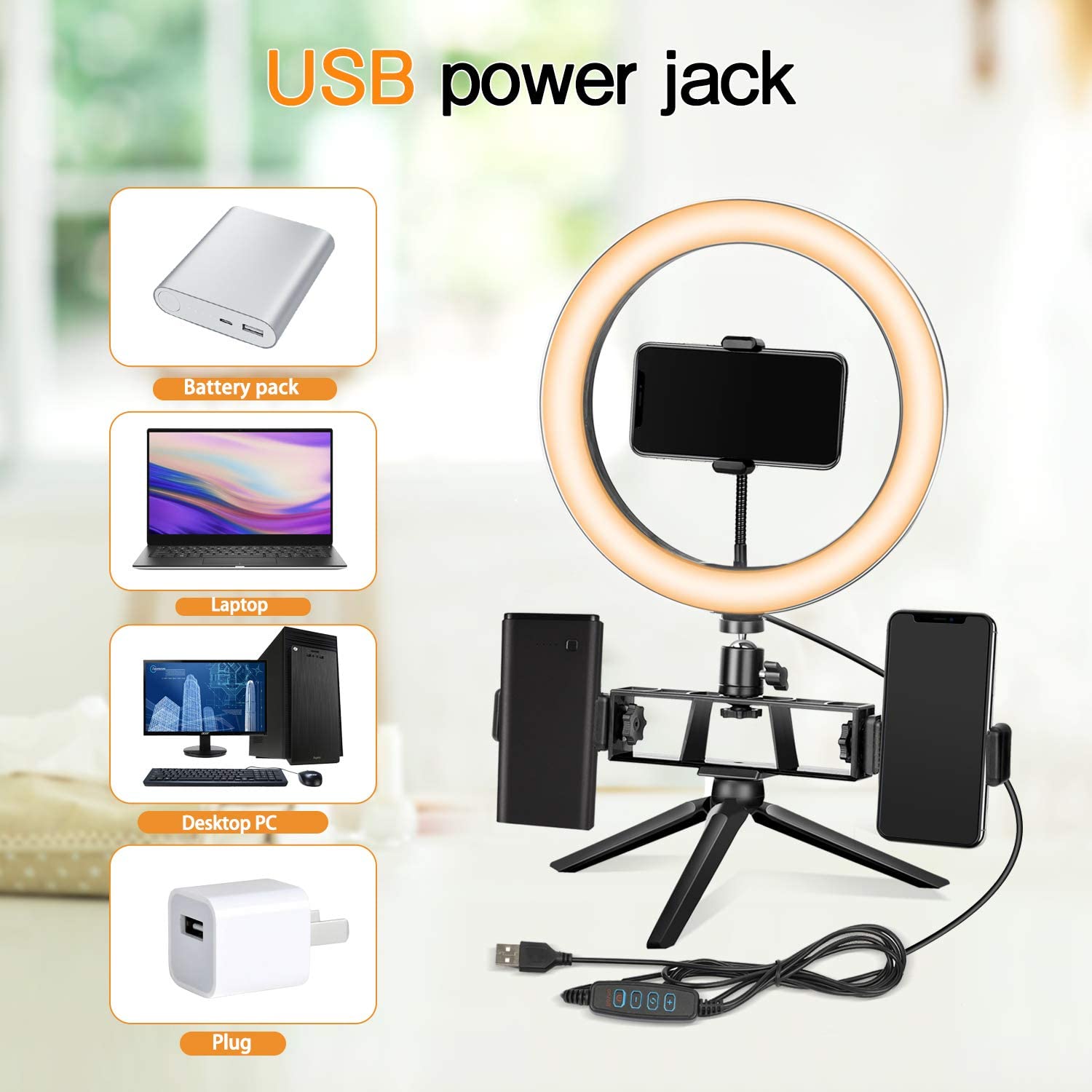 BeautyLight™ Upgraded Selfie Ring Light 