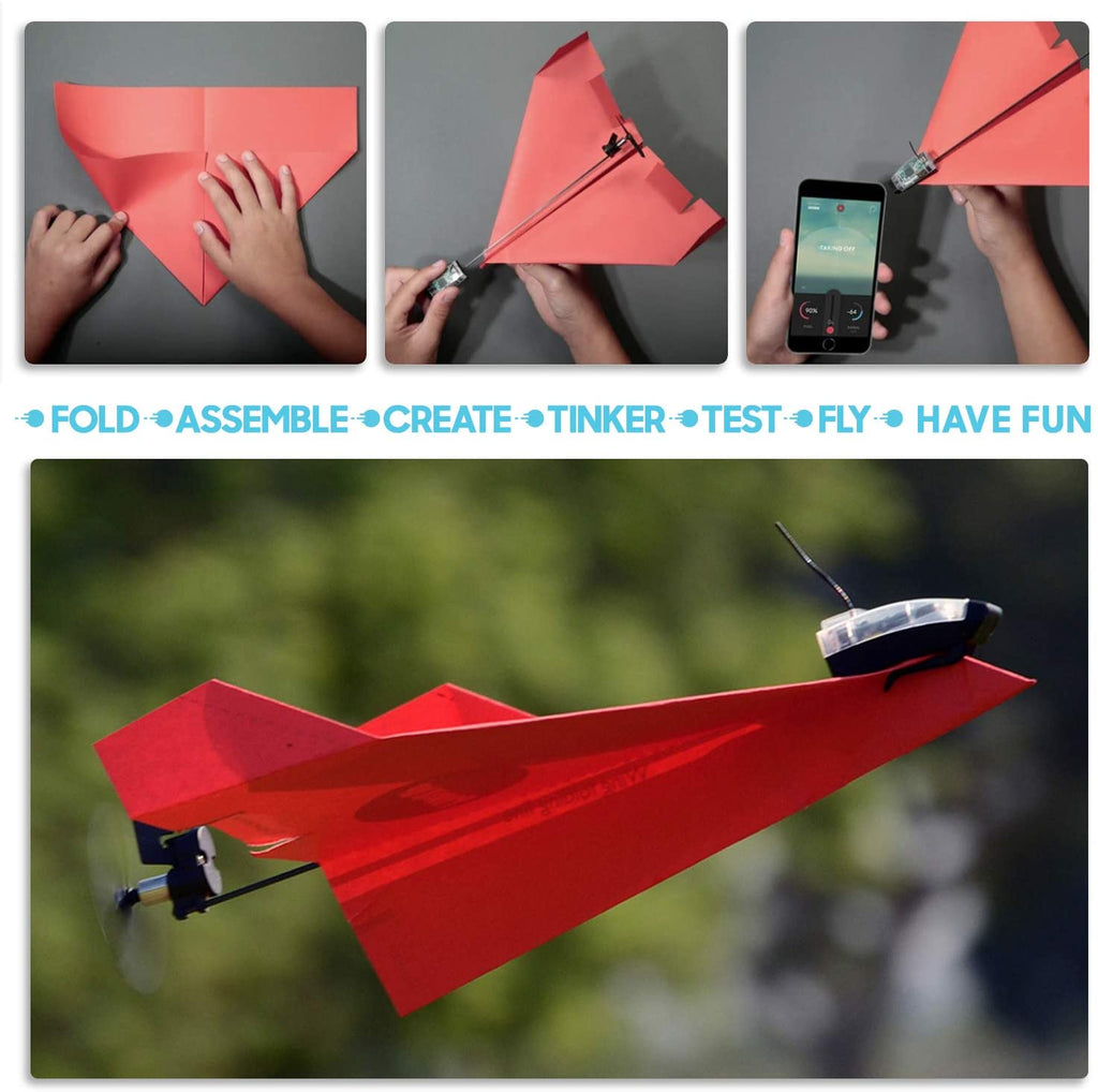 FlySmart Smartphone-Controlled Paper Airplane
