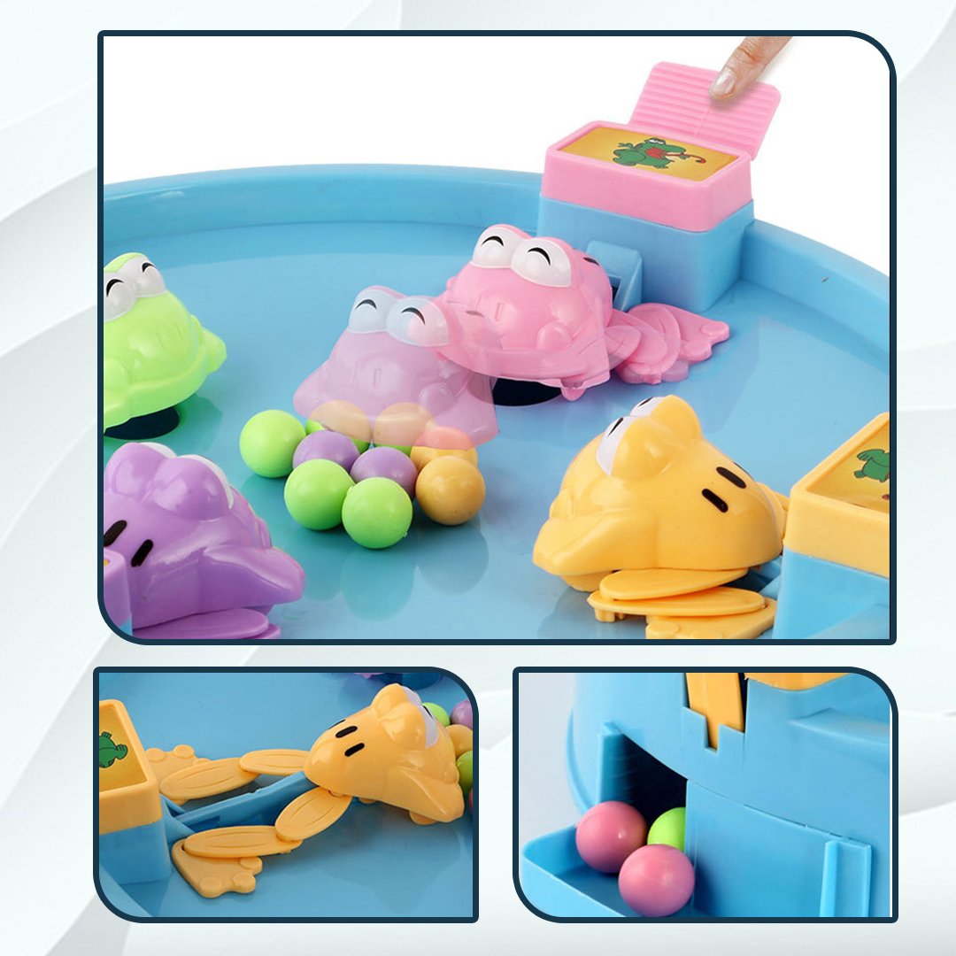 PuzzleTop Frog Swallowing Beads Board Game