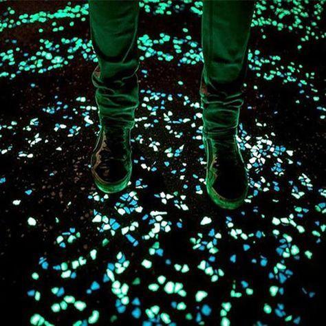 Glow-in-the-Dark Garden Pebbles