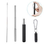 Environment Friendly Stainless Steel Telescopic Straw Kit