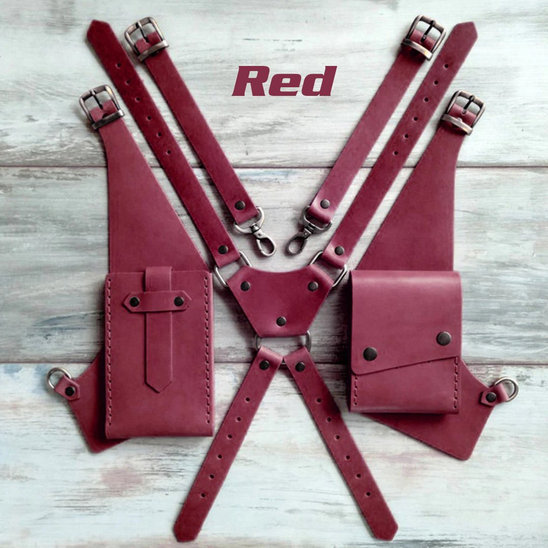 PrimeLeather Steampunk Holster Bag