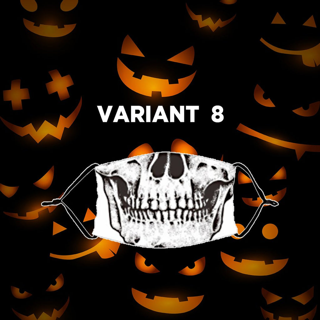 Reusable Halloween Face Mask with Activated Carbon Filter