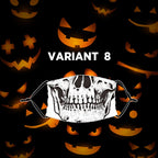 Reusable Halloween Face Mask with Activated Carbon Filter