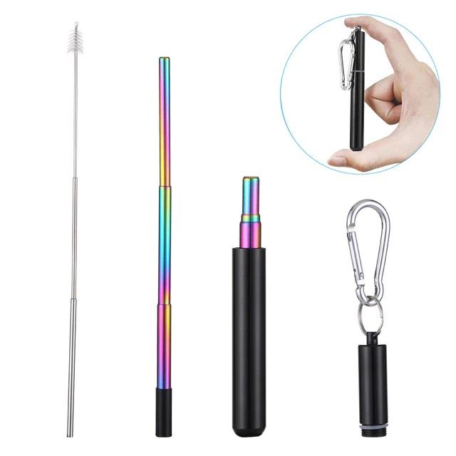Environment Friendly Stainless Steel Telescopic Straw Kit