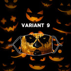 Reusable Halloween Face Mask with Activated Carbon Filter