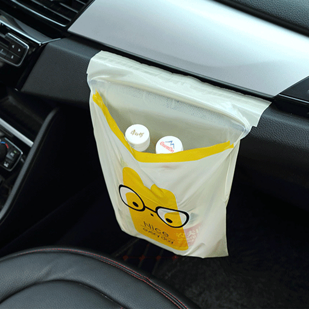 HYHM Easy Stick-On Disposable Car Trash Bags