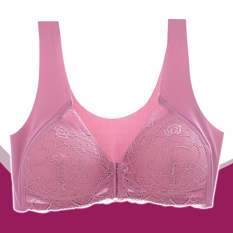 LadyShape Front Buckle Closure Wireless Lift Bra