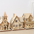 WWS Christmas Decorations Luminous Cabins