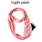 PoshSecret Travel Infinity Scarf With Secret Pockets
