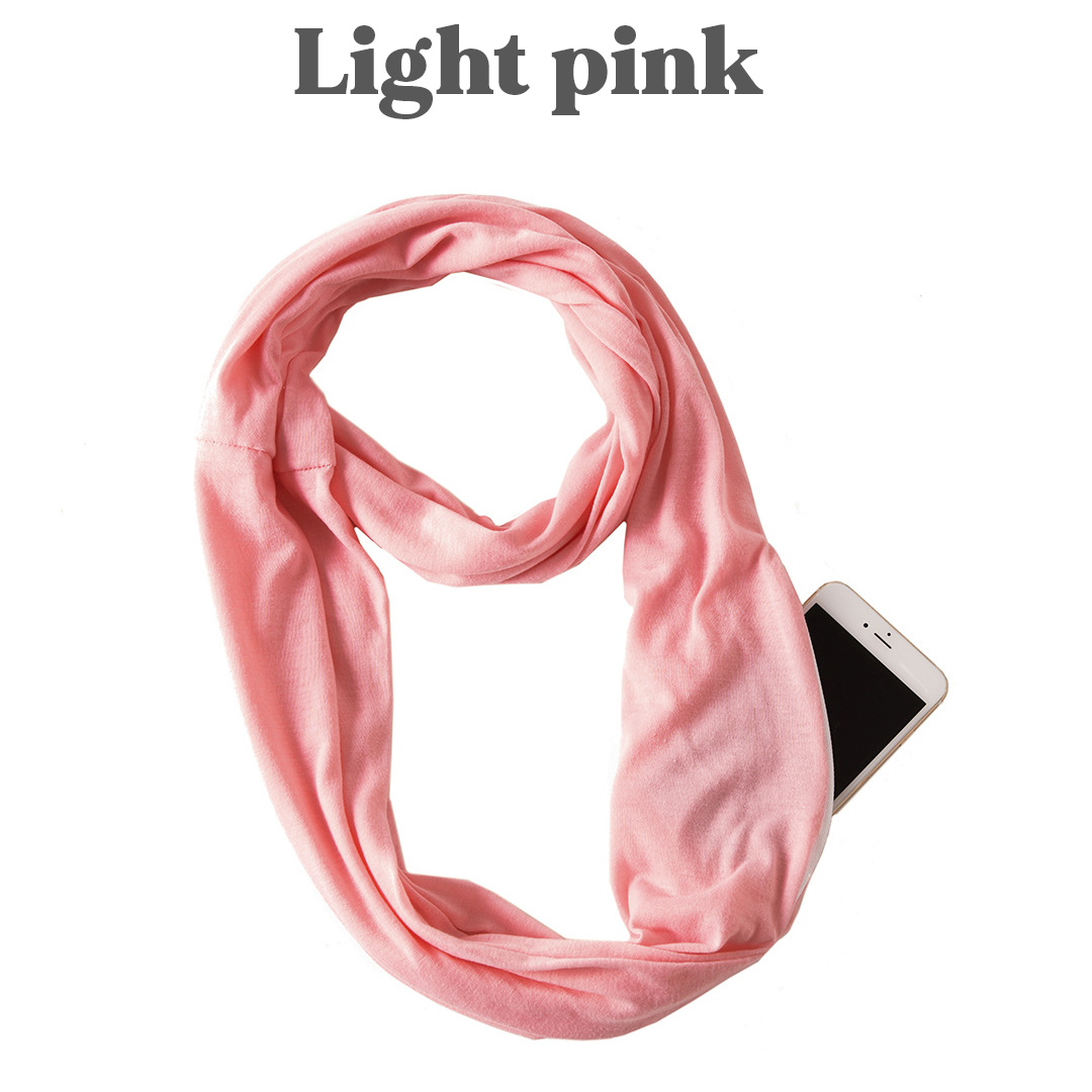 PoshSecret Travel Infinity Scarf With Secret Pockets