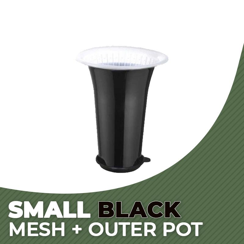 Orchid Double Planter with Mesh Pot