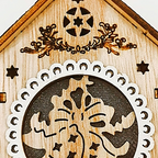 WWS Christmas Decorations Luminous Cabins
