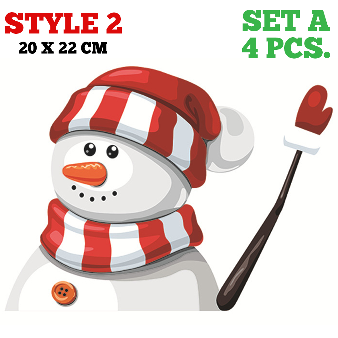 MYXH Christmas Car Wiper Sticker