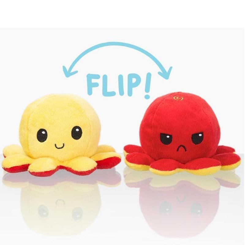 Kiddies Reversible Flip Octopus Stuffed Plushie