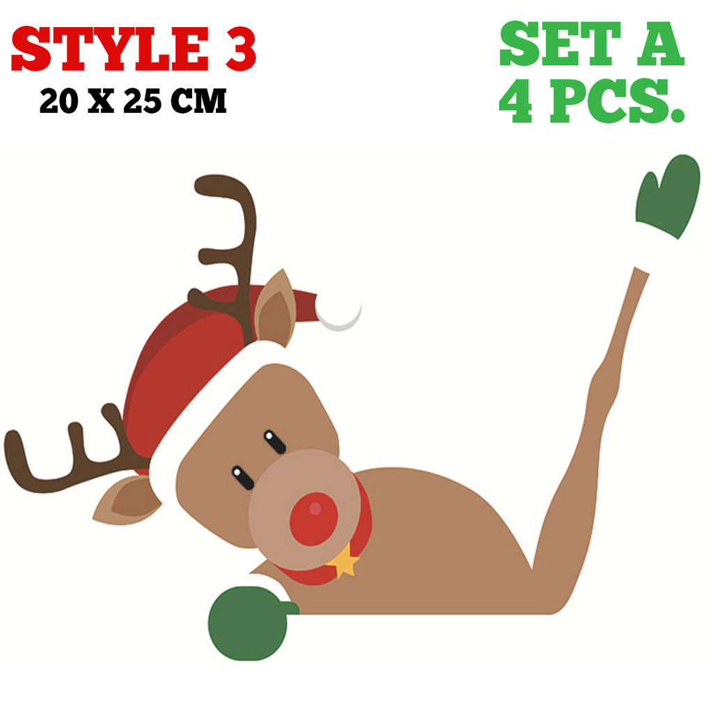 MYXH Christmas Car Wiper Sticker