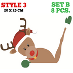 MYXH Christmas Car Wiper Sticker