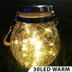 SolarLED Crystal Ball Hanging Lamp