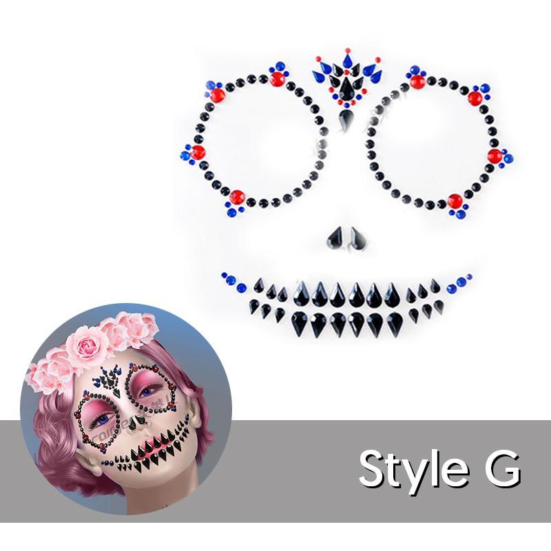 Face Jewel Gems Makeup Stickers