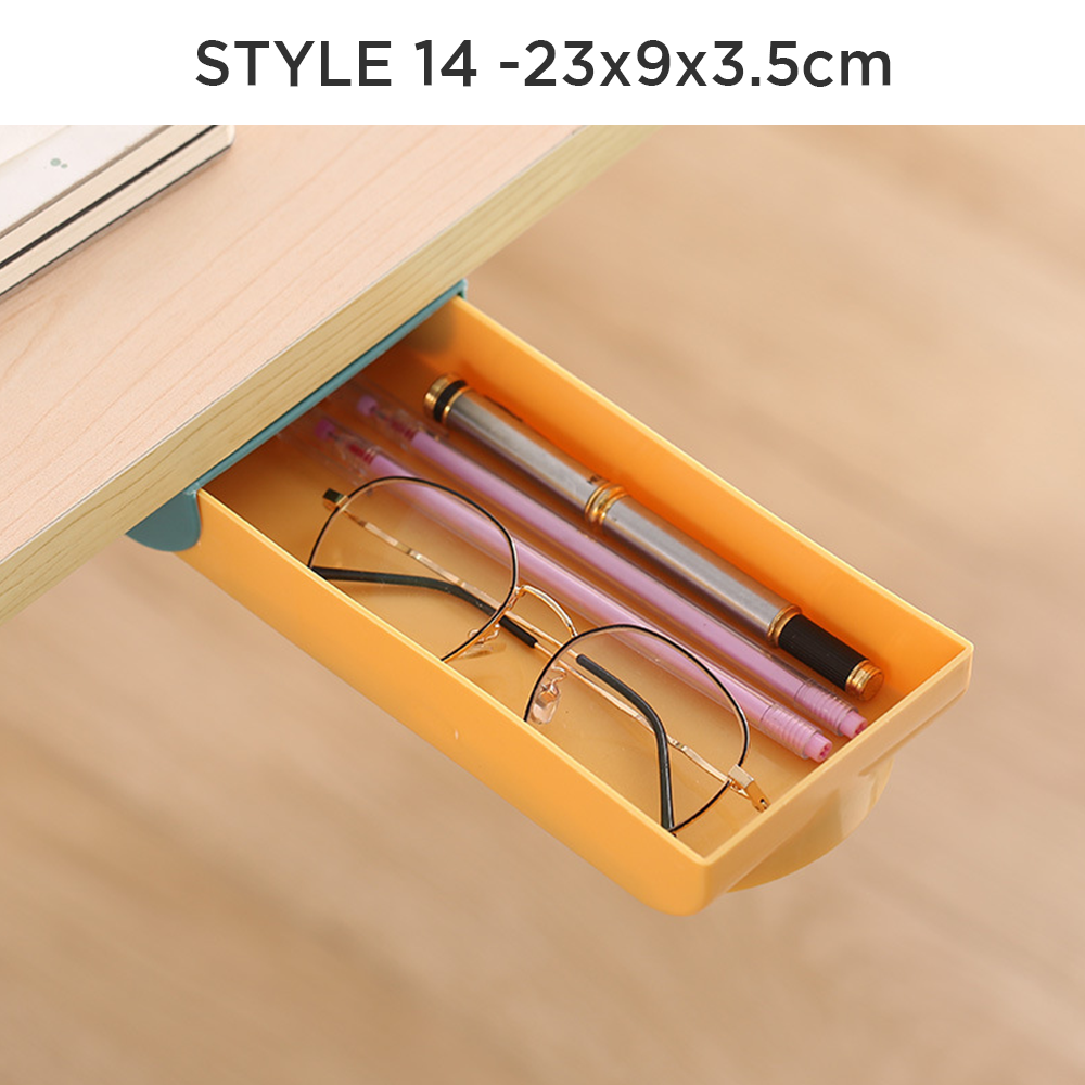 STACKABLE Under Desk Drawer Organizer Storage