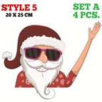 MYXH Christmas Car Wiper Sticker