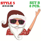 MYXH Christmas Car Wiper Sticker