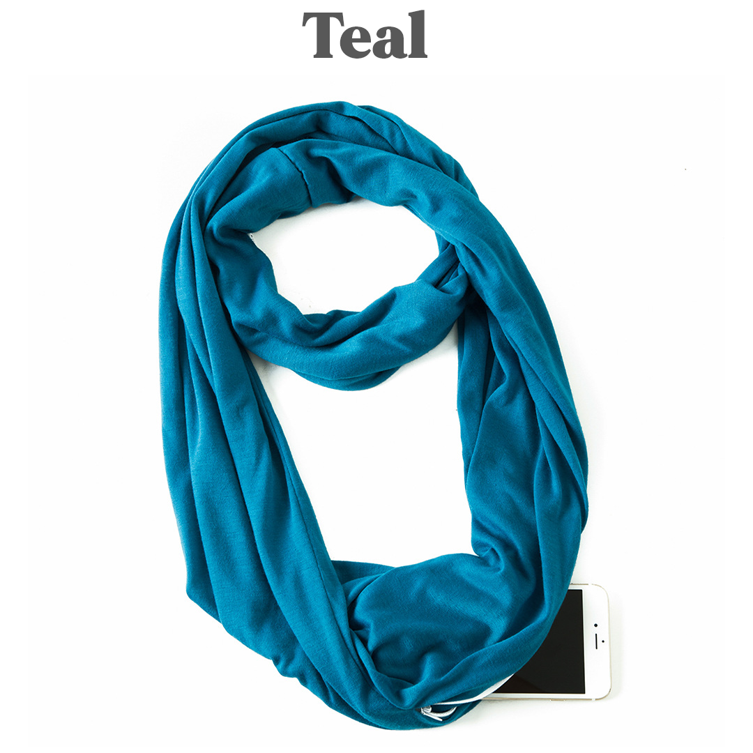 PoshSecret Travel Infinity Scarf With Secret Pockets