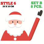 MYXH Christmas Car Wiper Sticker