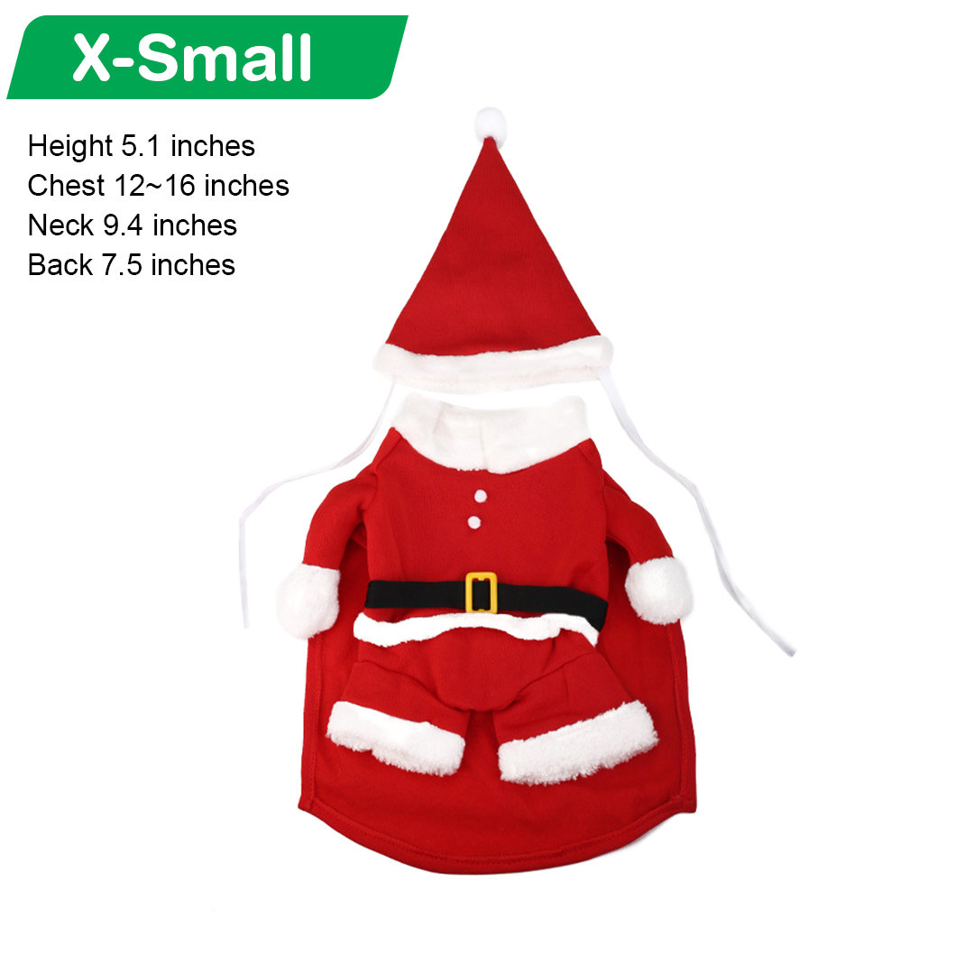PoshPaws Pet Santa Claus Costume